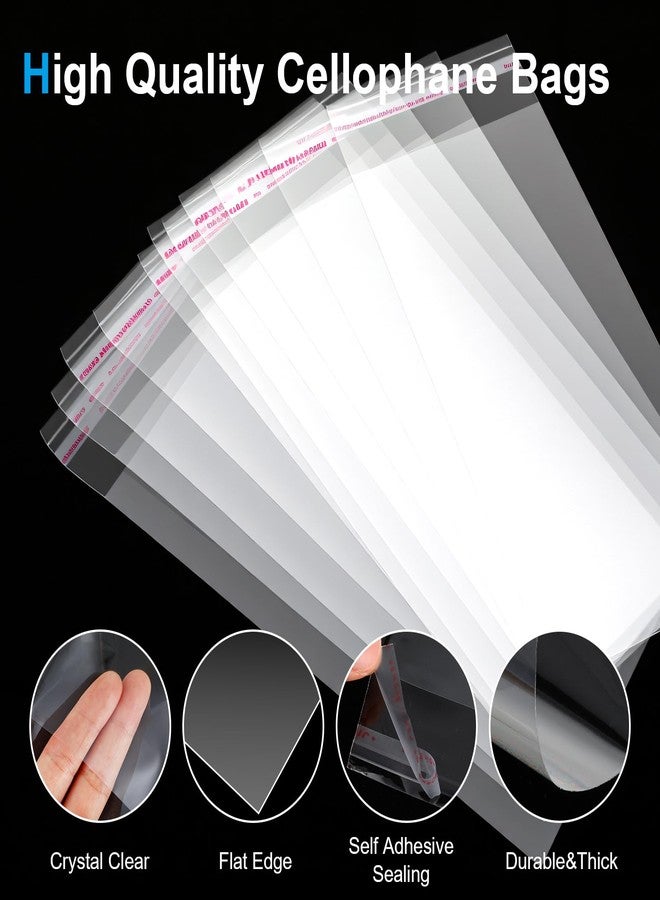 Hpmjz 200Pcs Cake Money Box Transparent Bags,3x7In Surprise Gift Bags for Money Resealable Glassine Adhesive Self-Sealing Dollar Bill Sleeves Money Gift Ideas for Gift Birthday Wedding Party Favors - Image 3